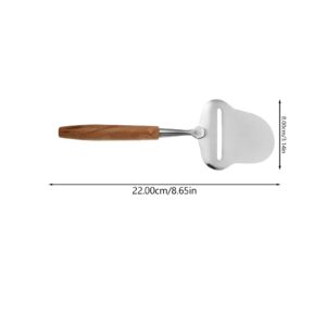 Cheese Slicer Stainless Steel Plane Cheese Knives Cheese Cutter Shaver Server with Wood Handle for Kitchen Cooking