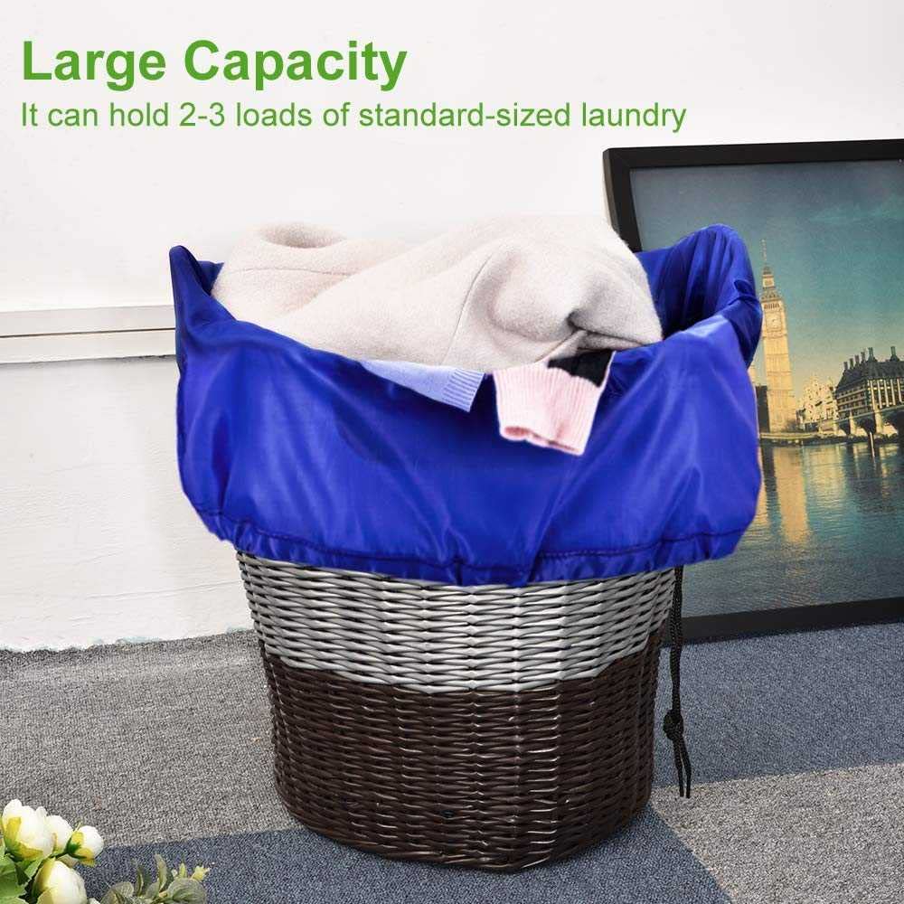 It's Laundry O'clock | XL Laundry Bag | 28" x 40" |Black (Blue)