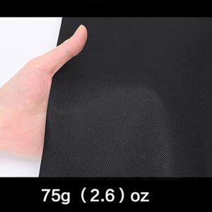 YLM1991 Upholstery Black Cambric Dust Cover Fabric Replacement 62" x 118"(Fire Retardant Dust Cover Fabric 3yds)