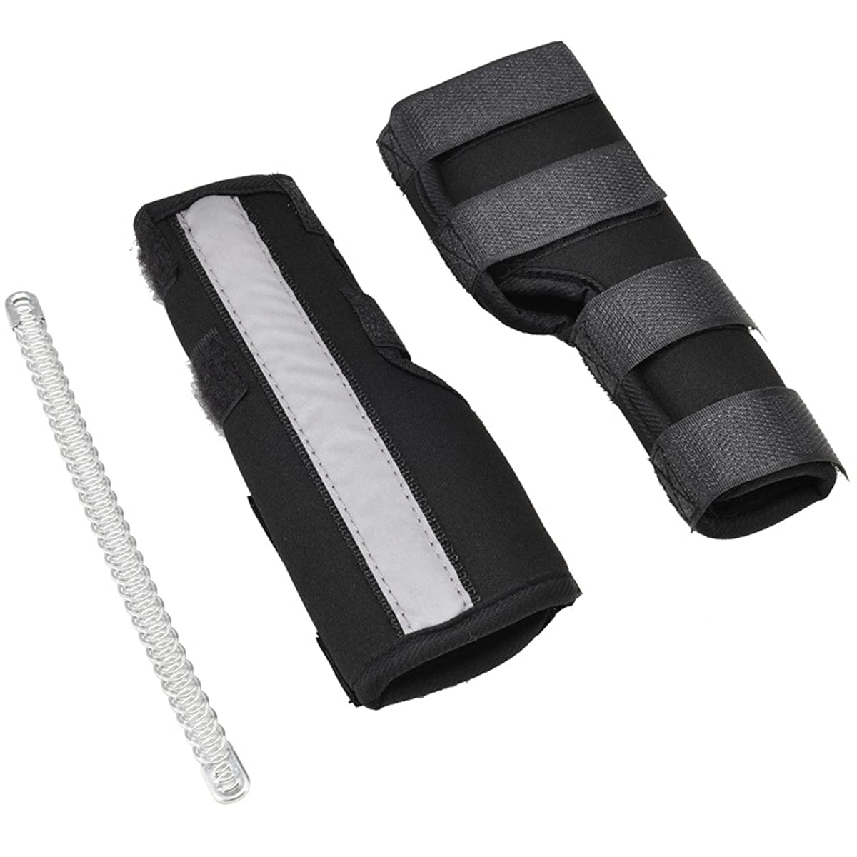 2 Pack Comfortable Dog Legs Braces Canine Rear Hock Joint Support Compression Wraps Pet Front Hind Legs Knee Pad Carpal Splint Dog Elbow Braces Protect Back Legs Wounds Injuries Sprains Arthritis