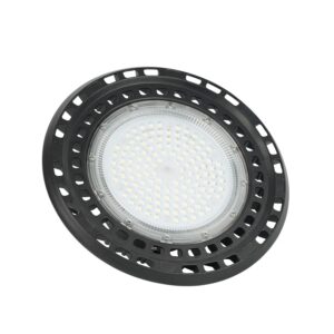 Q QINGCHEN Warm White 3000K 2800K LED High Bay Light 100W,ETL Certified Full Spectrum UFO High Bay LED Shop Light for Factory Work Shop Plant Growth