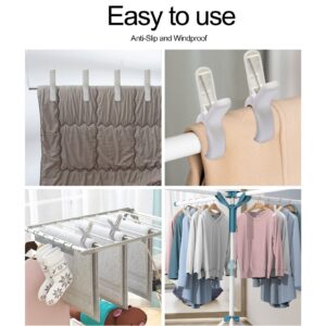 Vowaty Beach Chair Towel Clips 12 Pack, Large Beach Towel Clips,Beach Towel Clips,Heavy Duty Laundry Clothes Pins Clips with Springs,Beach Towel Holder to Keep Your Towel from Blowing Away