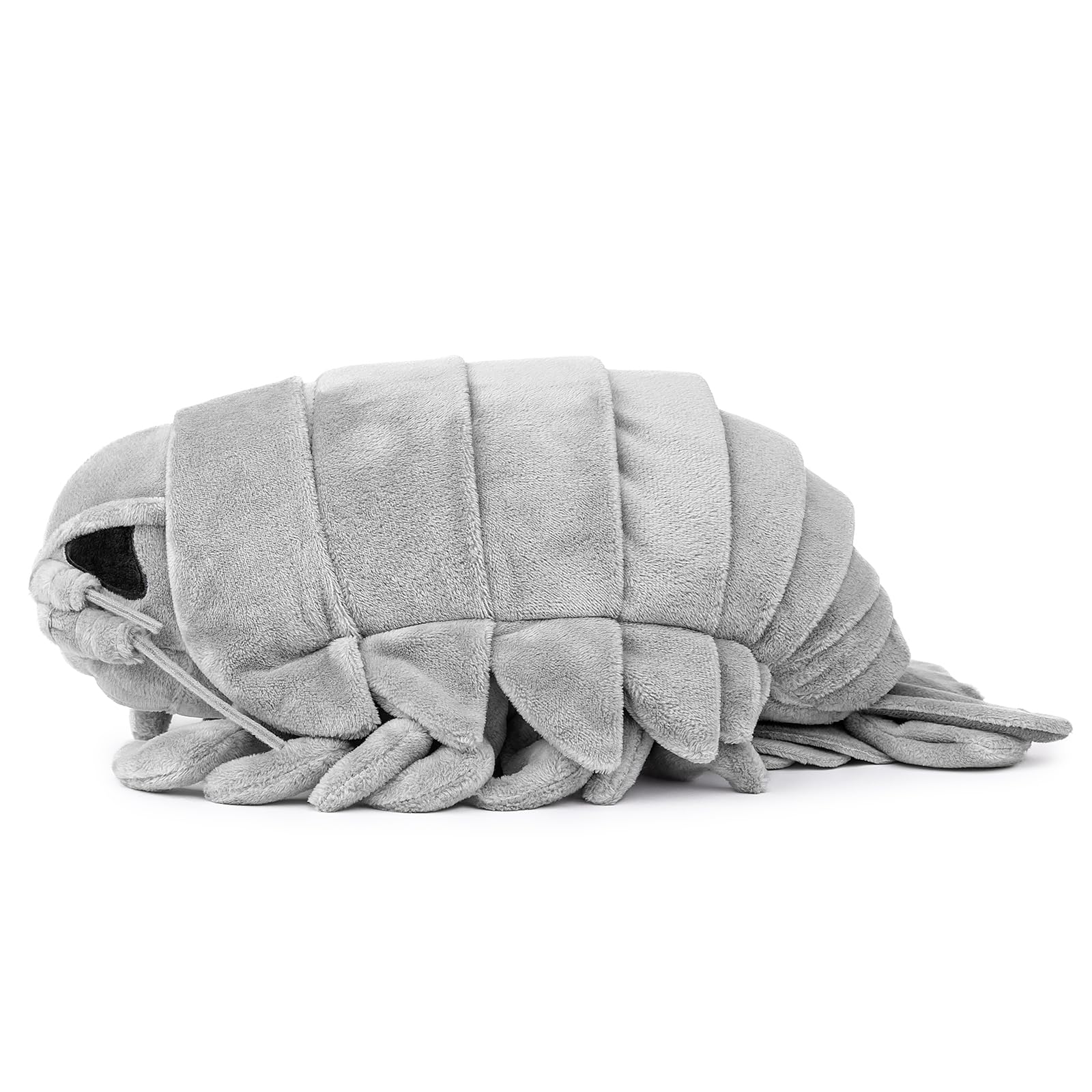 ZHONGXIN MADE Isopod Plush - Lifelike 12” Isopod Stuffed Animal, Realistic Bathynomus Giganteus Arthropod Insect Plushie, Soft Crustaceans Animals Toys Model Dolls Gifts for Kids