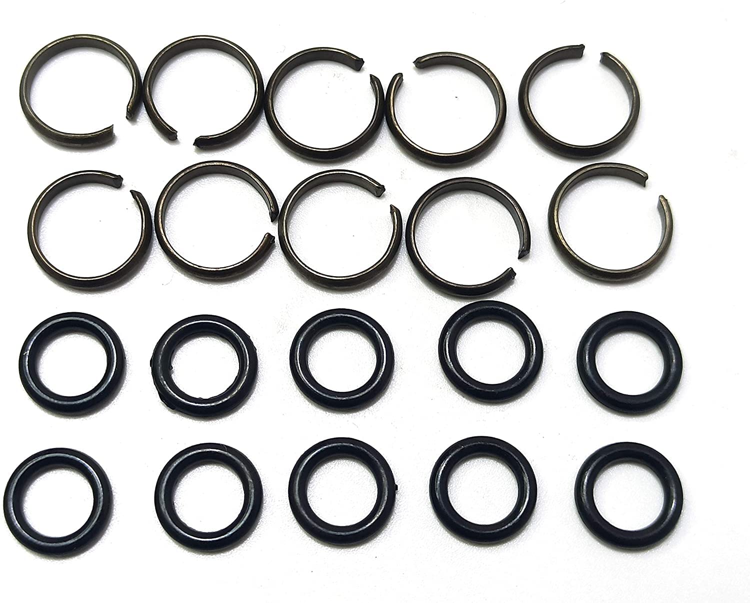 Velodi 10 sets of 1/2" Impact Wrench Socket Retainer rings with O-ring/Impact Wrench Tool Parts and Accessories/impact friction ring/hog ring/O-ring Square Drive Socket Retainer Ring