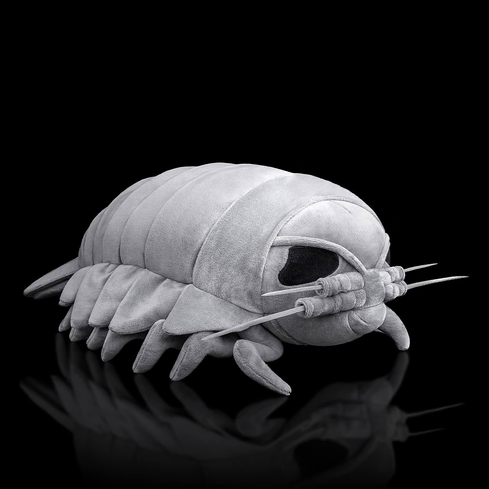 ZHONGXIN MADE Isopod Plush - Lifelike 12” Isopod Stuffed Animal, Realistic Bathynomus Giganteus Arthropod Insect Plushie, Soft Crustaceans Animals Toys Model Dolls Gifts for Kids