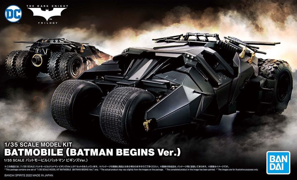 BANDAI SPIRITS DC Comics - Batman 1/35 Batmobile (Batman Begins) - Model Kit