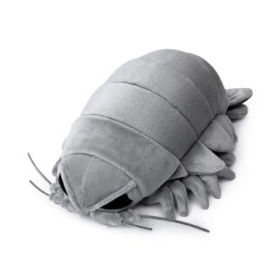 ZHONGXIN MADE Isopod Plush - Lifelike 12” Isopod Stuffed Animal, Realistic Bathynomus Giganteus Arthropod Insect Plushie, Soft Crustaceans Animals Toys Model Dolls Gifts for Kids