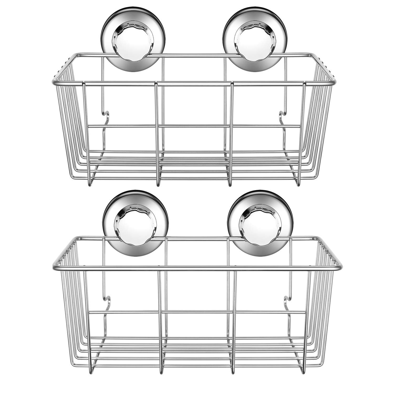 SANNO Suction Cups replacement for shower caddy sope dish double hooks- Set of 4 Suction Cups