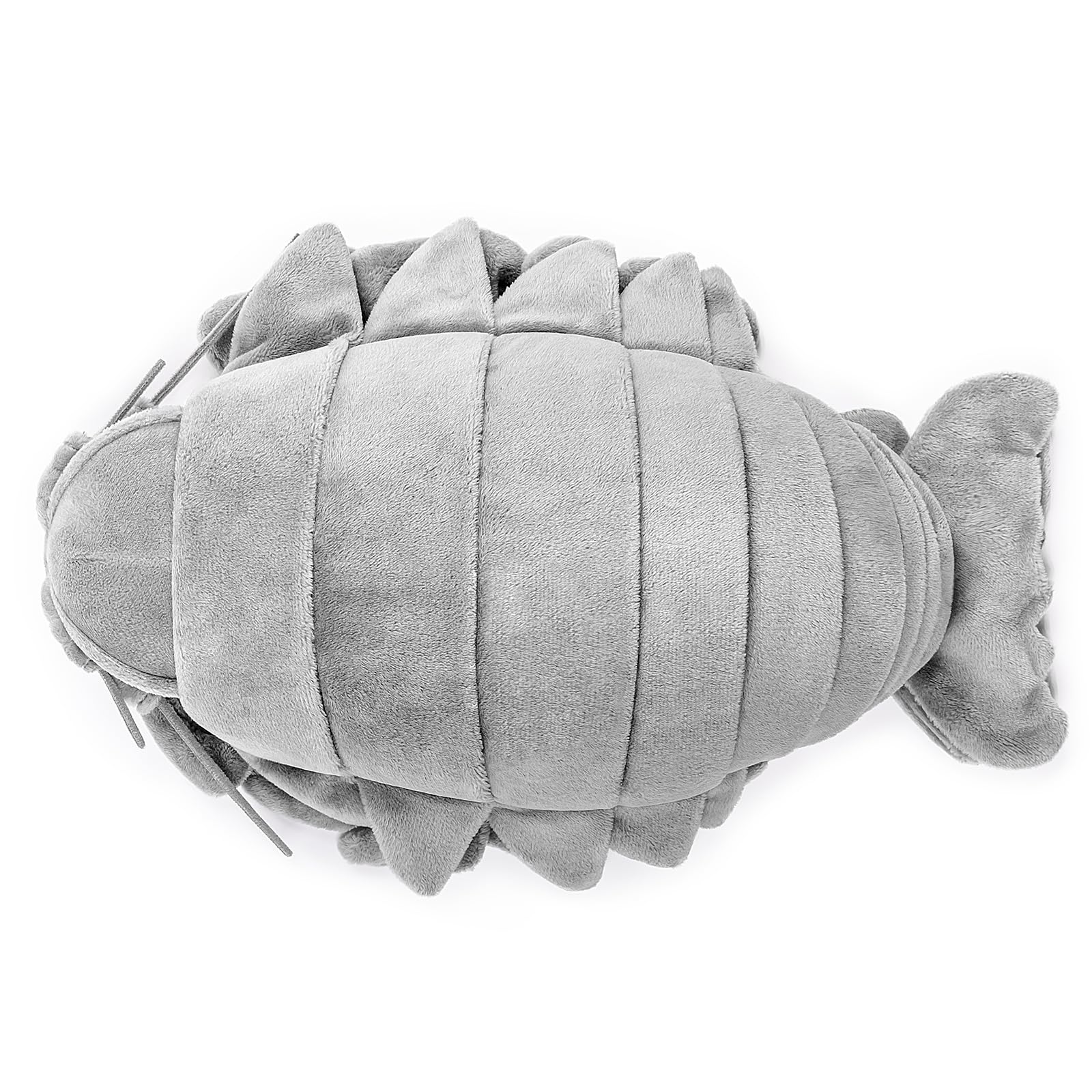 ZHONGXIN MADE Isopod Plush - Lifelike 12” Isopod Stuffed Animal, Realistic Bathynomus Giganteus Arthropod Insect Plushie, Soft Crustaceans Animals Toys Model Dolls Gifts for Kids