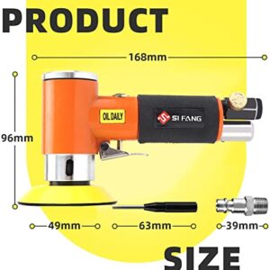 SI FANG® Mini Air Sander 1" 2" 3", Air Sanders for Auto Body Work 20,000RPM High Speed Mini Polisher, Pneumatic Sander, Polishing/Sanding Kit 51 PCS