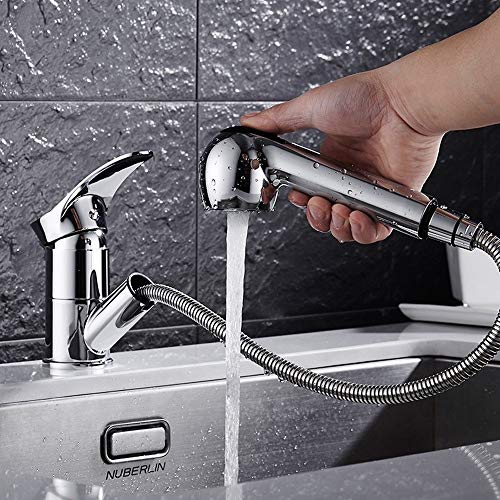 Mixer Tap Creative Stretch Kitchen Sink Faucet Brass Bathroom Bathtub Antique Single Hole Water Mixer Tap Bathtub Shower Sprayer Hot Cold Water Valve Water Mixer Faucet