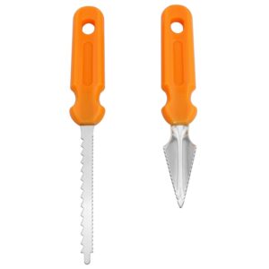 BLLNDX Pumpkin Carving Tool Double-sided Saw Knife and Nicking Tool Halloween Xmas DIY Sculpting Craft Kit