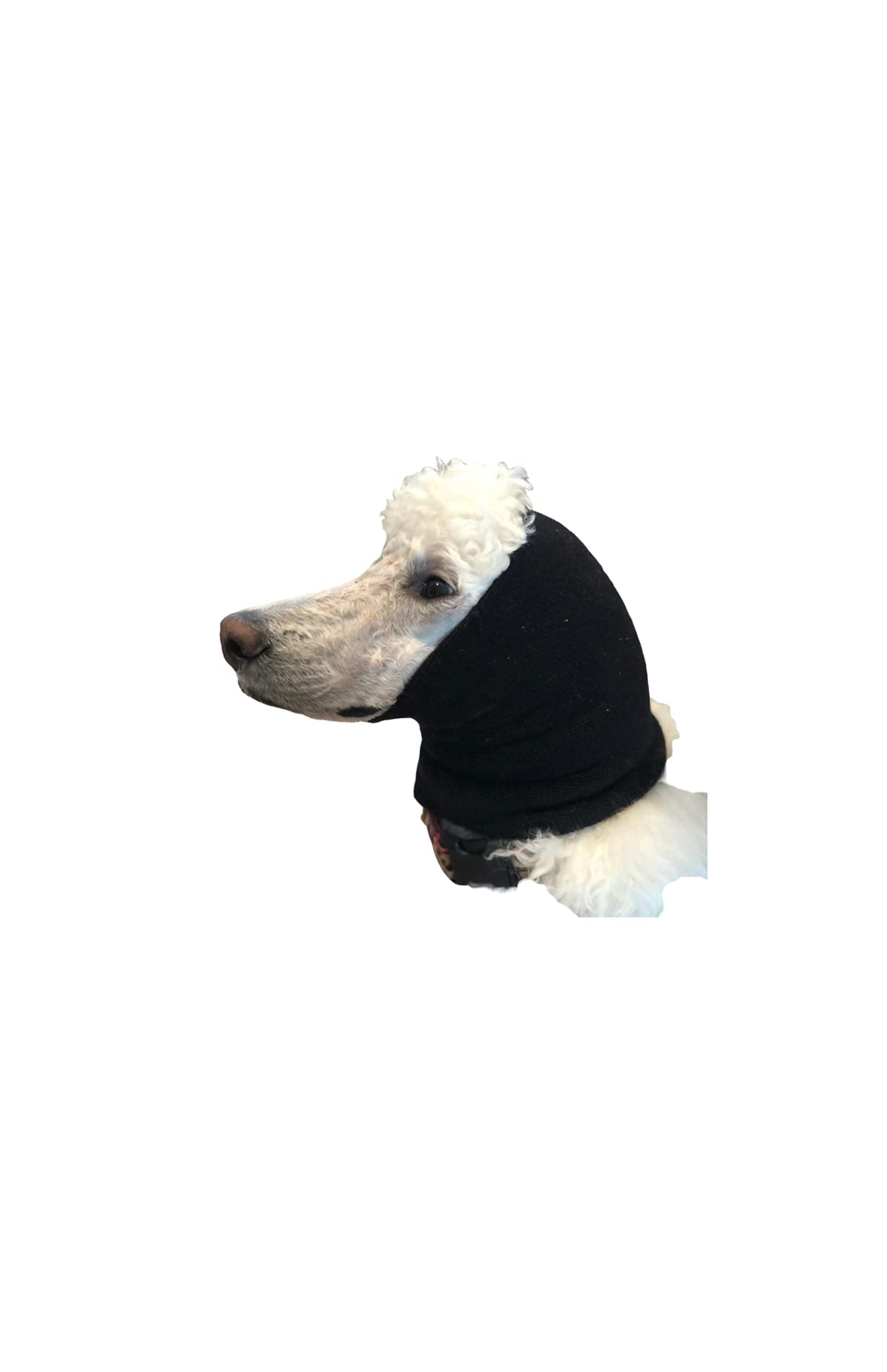 Pet Hoodz for Dogs-Anxiety, Grooming, Ear Muffs, Dog Ear Protection, Calming, Ear Compression, Pet Hoodie, Dog Hoodie, Dog Ear Wrap (Large, Black)