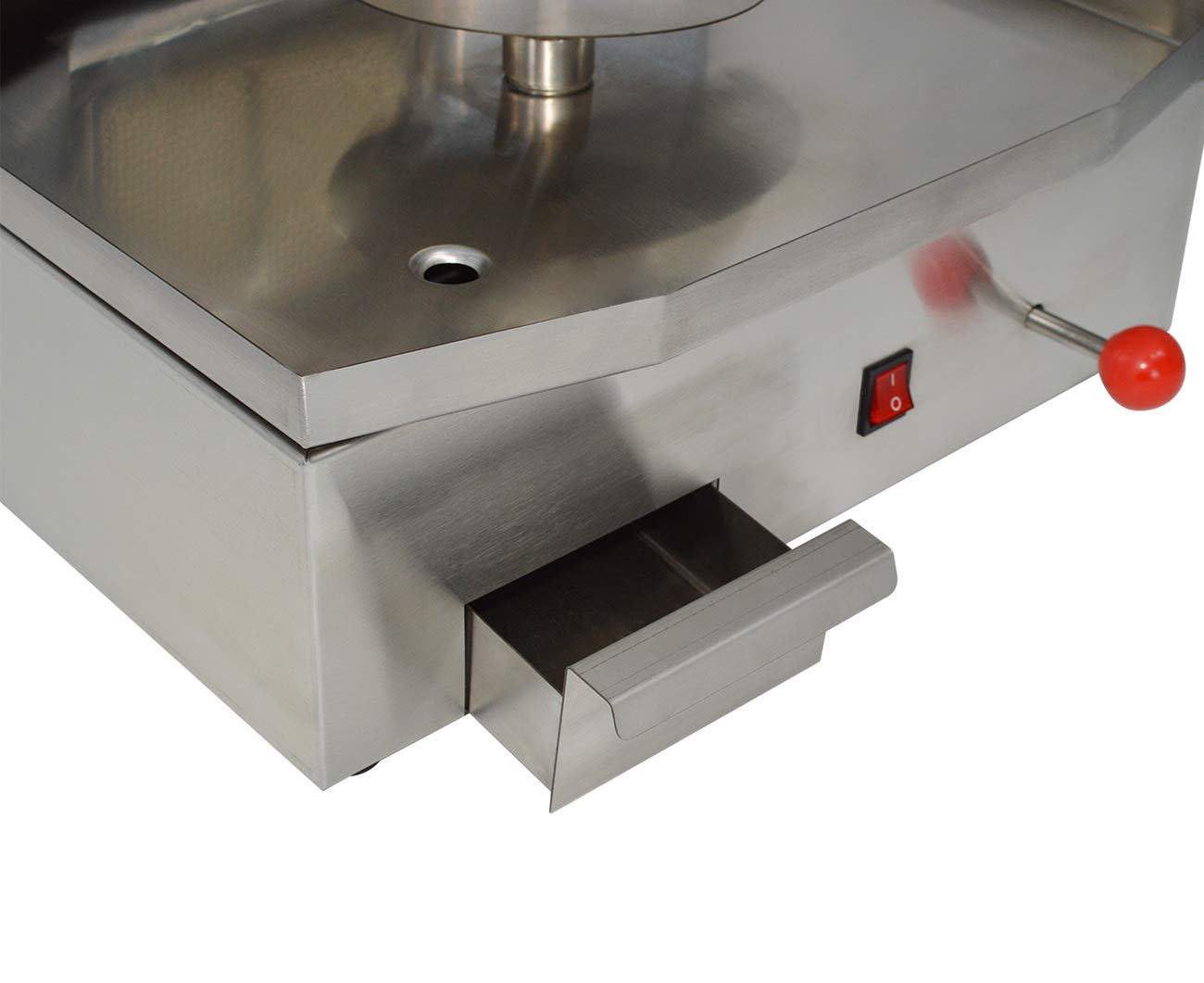 BNDHKR Shawarma Propane Gyro Machine Gas Kebab Doner Automatic Vertical Broiler with 3 Burners