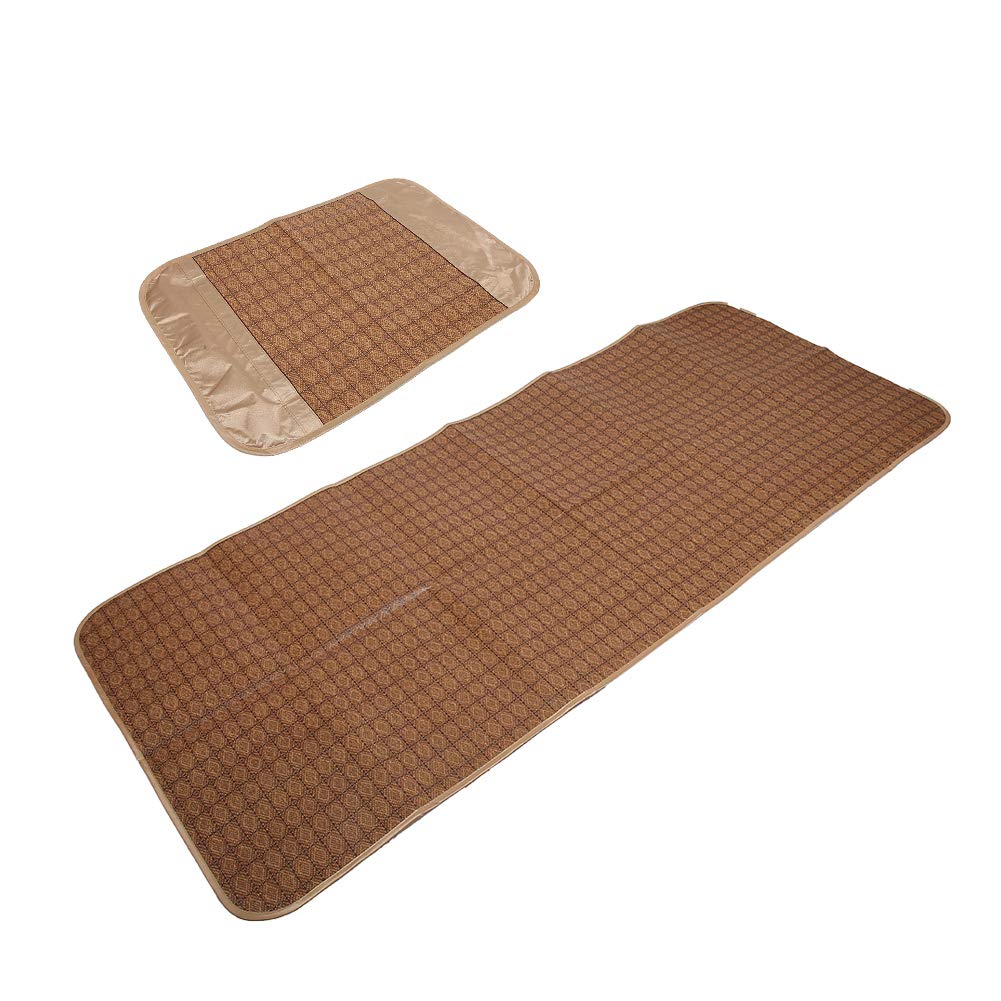 YYQTGG Summer Sleeping Mat, 195x80cm/76.8x31.5in Foldable Summer Bed Mat Cool Sleeping Mattress Cooling Bed, Mattress Topper Pad Rattan for Home School Dormitory