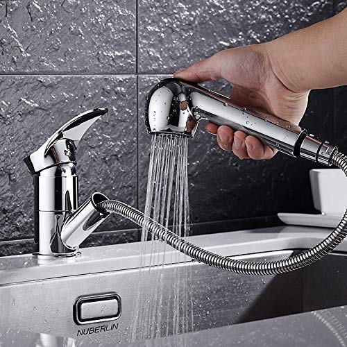 Mixer Tap Creative Stretch Kitchen Sink Faucet Brass Bathroom Bathtub Antique Single Hole Water Mixer Tap Bathtub Shower Sprayer Hot Cold Water Valve Water Mixer Faucet