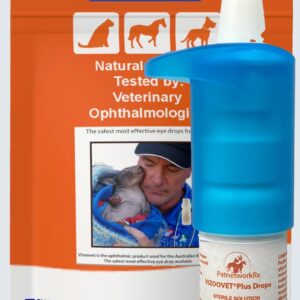 Vizoovet lubricating - Protective Soothing Eye Drops for Pets, Long Lasting Relief, The one The Specialists Use