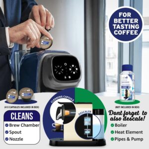 Lavazza Blue Compatible Cleaning Capsules. Coffee Machine Cleaner. Cleaning Pods Compatible with a Lavazza Blue Coffee System. Complete your Barista Kit with these Barista Accessories. 4 Uses.