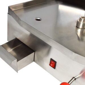 BNDHKR Shawarma Propane Gyro Machine Gas Kebab Doner Automatic Vertical Broiler with 3 Burners