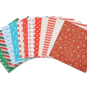 Christmas Tissue Paper for Gift Wrapping Bags, Colored Tissue Paper Christmas, 60 Sheets 20 x 20 Inches Per Sheet 12 Designs 5 Sheets Each Design for Gift Wrapping, Xmas Wrapping Bags and Wine Bottles