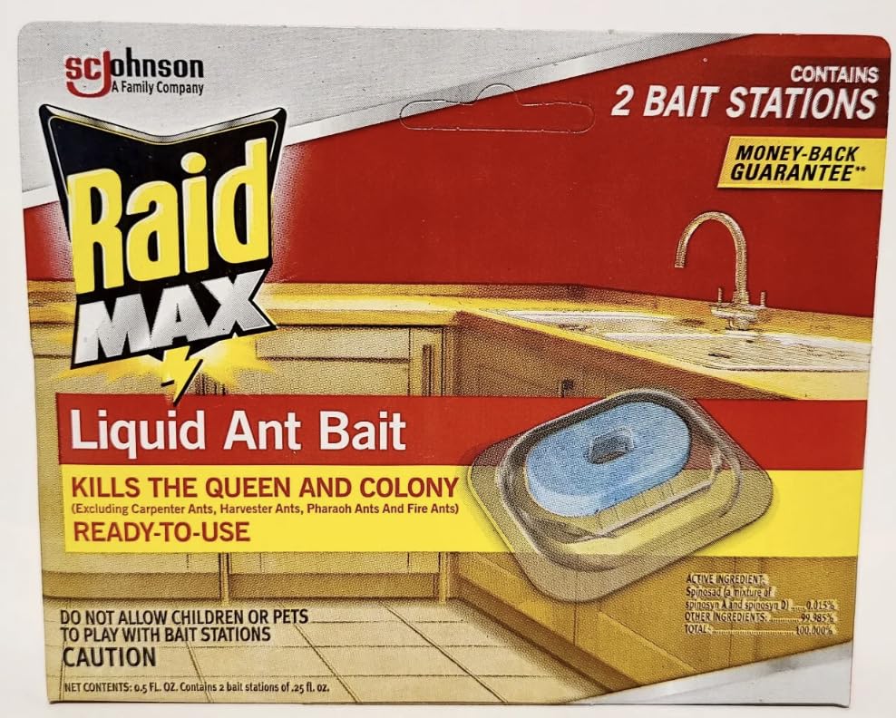 Raid Max 2 Count Liquid Ant Baits 6 Count