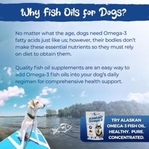 Vital Planet - Alaskan Omega-3 Soft Chews for Dogs, Wild Alaskan Fish Oil – 30 Hickory Flavored Soft Chews