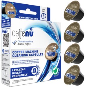 lavazza blue compatible cleaning capsules. coffee machine cleaner. cleaning pods compatible with a lavazza blue coffee system. complete your barista kit with these barista accessories. 4 uses.