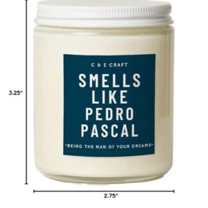 CE Craft Smells Like Pedro Pascal Candle - Midnight Musk Scented - Celebrity Prayer Candle, Pedro Worship Candle, Gift for Her