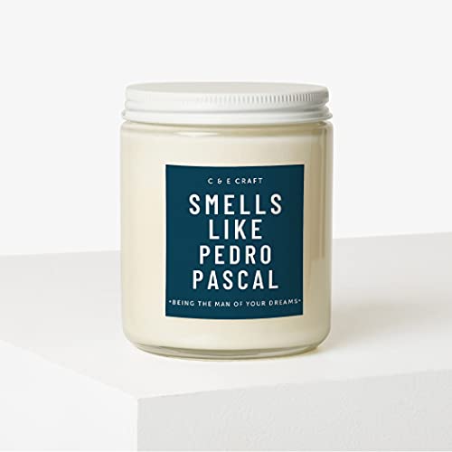 CE Craft Smells Like Pedro Pascal Candle - Midnight Musk Scented - Celebrity Prayer Candle, Pedro Worship Candle, Gift for Her