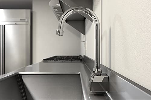 Zurn Z6922-XL AquaSense Wall-Mount Gooseneck Sensor Faucet with 0.5 GPM Aerator in Chrome