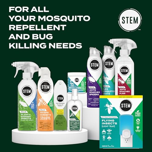 Stem Kills Flies, Mosquitoes And Gnats: Plant-Based Active Ingredient Bug Spray, Botanical Insecticide For Indoor And Outdoor Use; 10 fl oz (Pack Of 3)