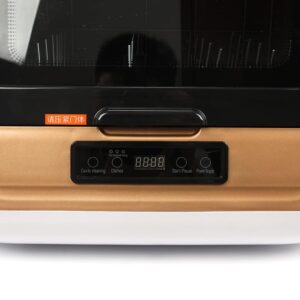 Portable Countertop Dishwasher 5 Liter Compact 75℃ Washing 360° Streak Free Deep Cleaning with Fan Drying