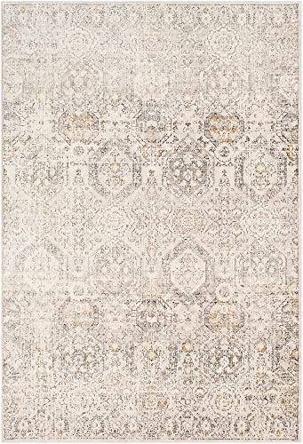 Mark&Day Area Rugs, 2x3 Geelbroek Traditional Tan/Ivory Area Rug, Beige Grey Black Carpet for Living Room, Bedroom or Kitchen (2' x 2'11")