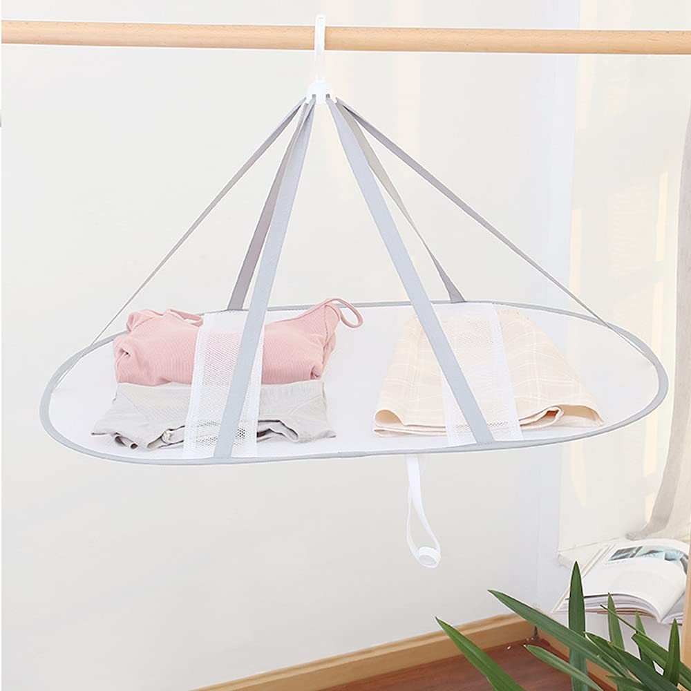 Sweater Hanging Dryer, Foldable Drying Rack Flat Drying Rack Foldable Mesh Clothes Hanging Dryer (Style 4)