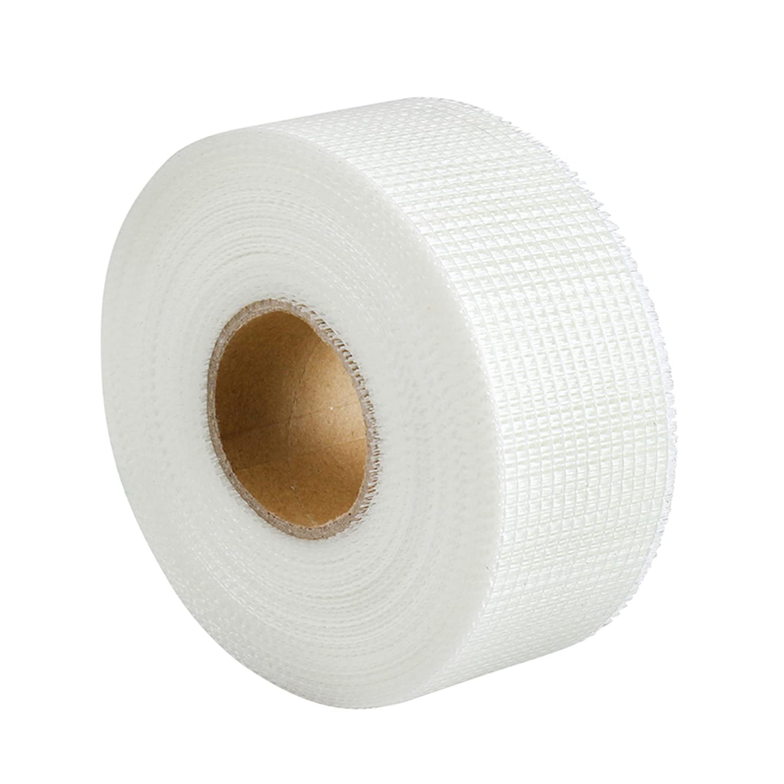 QILIMA Self-Adhesive Fiberglass Drywall Joint Mesh Tape, Fiber Mesh Crack Patch Wall Repair Fabric,2 Inch by 148 Feet White