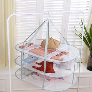 Sweater Hanging Dryer, Foldable Drying Rack Flat Drying Rack Foldable Mesh Clothes Hanging Dryer (Style 4)