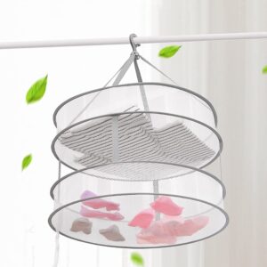 Sweater Hanging Dryer, Foldable Drying Rack Flat Drying Rack Foldable Mesh Clothes Hanging Dryer (Style 4)