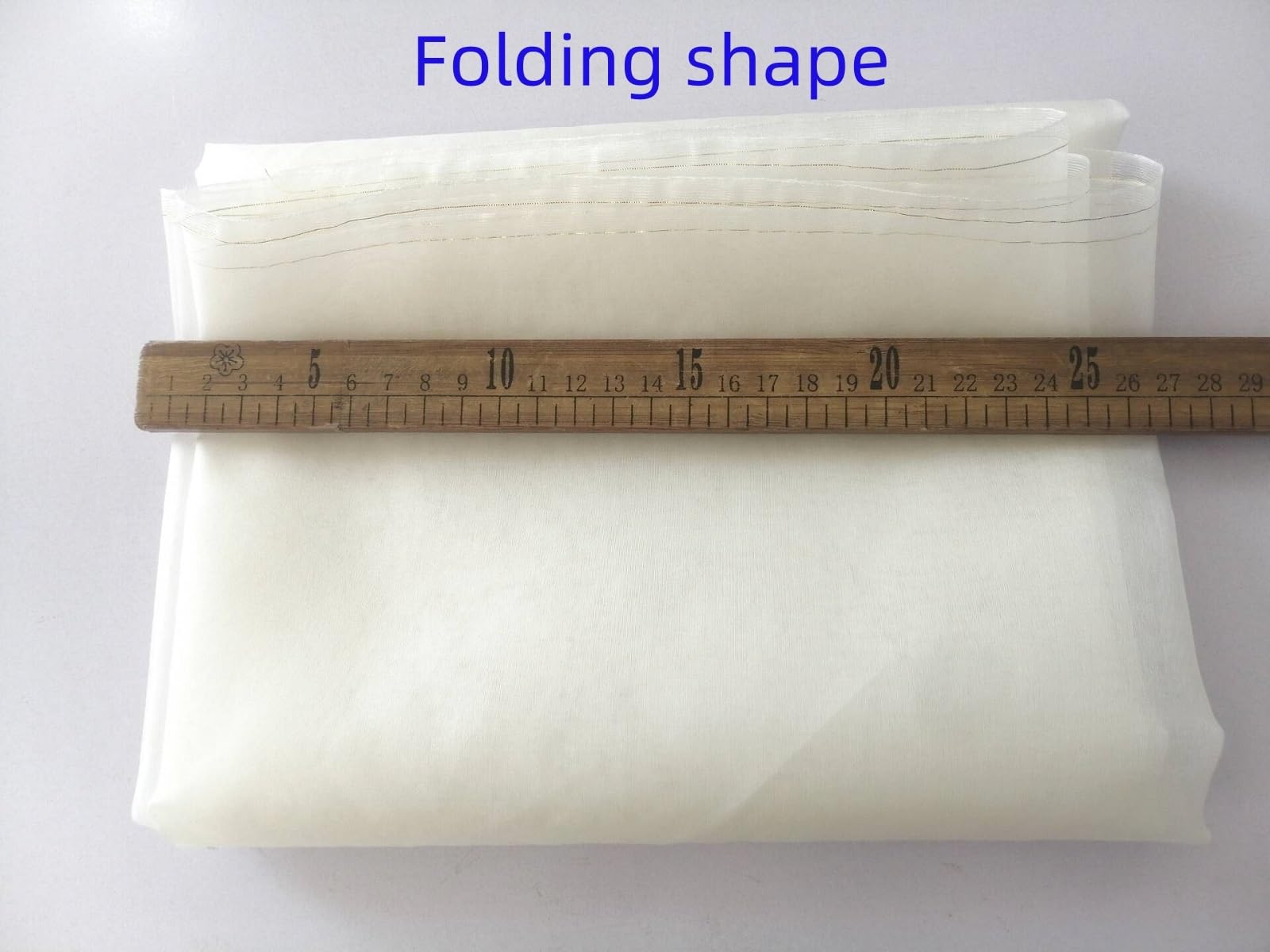 100cm*114cm 100% Silk Fabric Natural White Silk Organza Fabric Gauze Wedding Fashion Lining Material