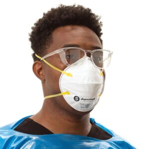 Shawmut Protex™ N95 Mask Particulate Respirators NIOSH Approved Made in the USA, Protective Face Mask, 2 Pack of 5 (Approval Number TC-84A-9295 / Model SR9520)