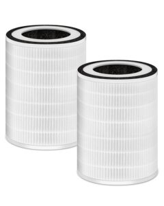 morento kilo air purifier replacement filter, 3-in-1 ture hepa filter, efficiency activated carbon, for morento kilo air purifier (2 pack)