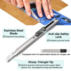 PinStone 15PC Wallpaper Smoothing Tool Kit: Multi-use Wallpaper Squeegee, Silicone Seam Detail Roller, Wallpaper Smoothing & Glue Brush for Peel and Stick Backsplash Tiles Adhesive Contact Paper Vinyl