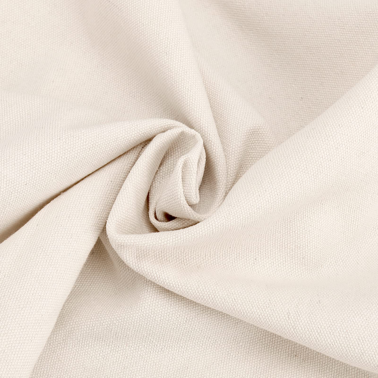 PINGEUI 60 Inch x 4 Yard Nature Linen Needlework Fabric, Plain Linen Fabric Cloth, Large Size Linen Fabric Cloth for Embroidery, Tablecloth, Home Decorations, Crafts