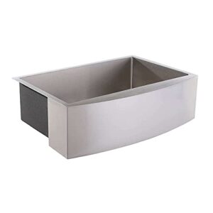 Vintage Tub & Bath Stainless Steel 30 Inch Single Bowl Apron Front Farmhouse Kitchen Sink