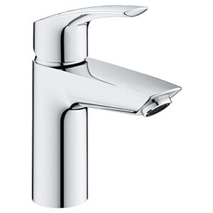 grohe 32643003 eurosmart single-handle s-size bathroom sink faucet, chrome