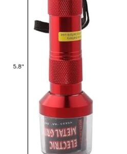 Zinc Alloy Electric Metal Grinder Herb Tabacco Crusher Grinder Cracker(Red Color, no battery included)