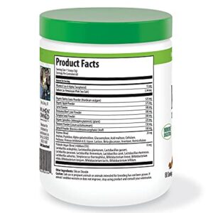 MacroLife Naturals MacroPets Greens Superfood Supplement Powder Topper for Dog Cat Small Mammal, Natural Nutrition Boost Probiotics Digestive Enzymes Vitamin E - Immune Gut Health & Energy - 6.35oz