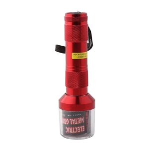 zinc alloy electric metal grinder herb tabacco crusher grinder cracker(red color, no battery included)