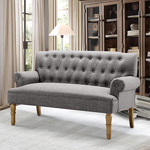 Rosevera Celino para Sala Love Seats Furniture Sofa in a Box Long Couches for Living Room Settee Loveseat, Standard, Dove Gray