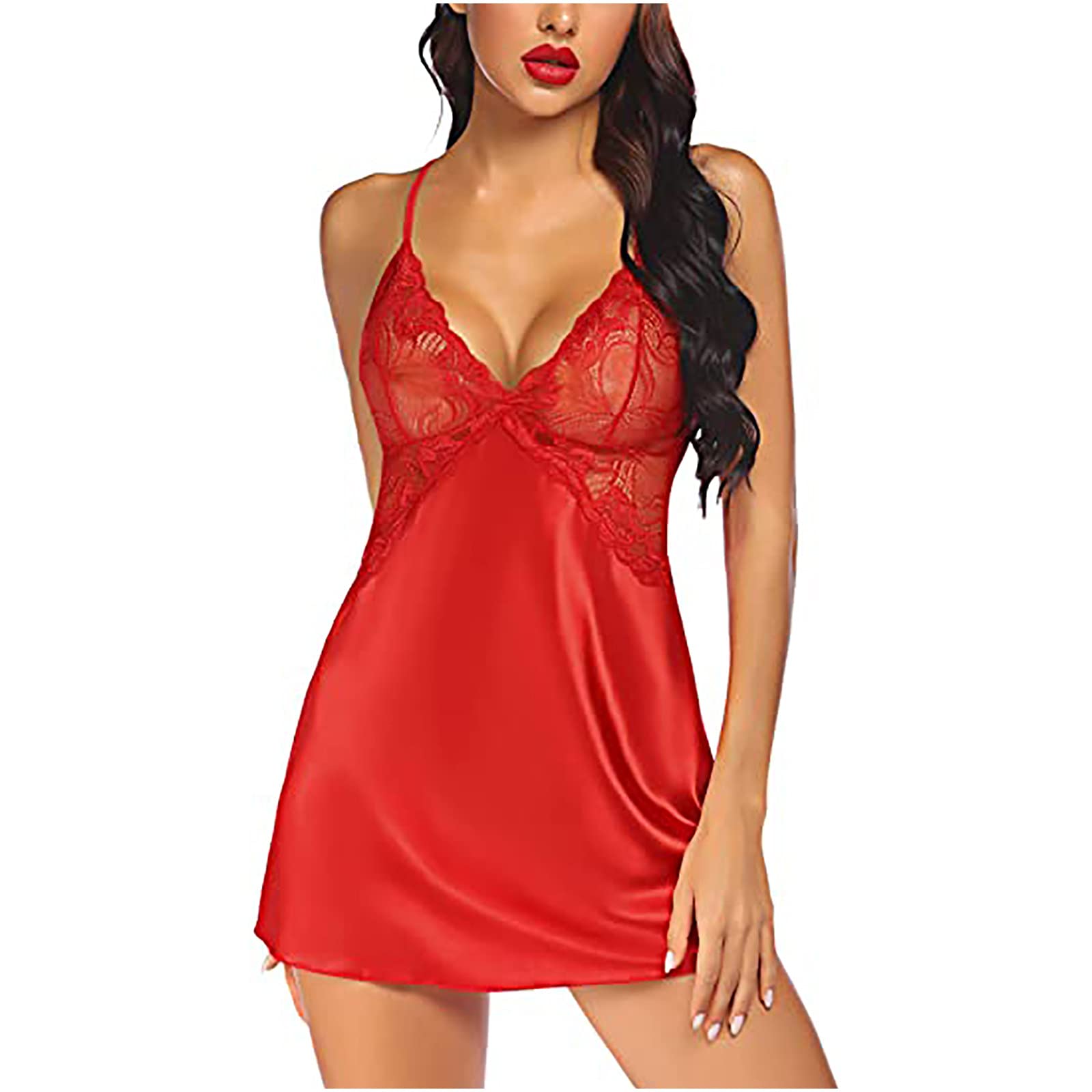 sex accessories for adults couples adult sex games sex babydoll lingerie for women for sex naughty sex stuff for couples kinky lingerie for women for sex play 238 (Red, S)