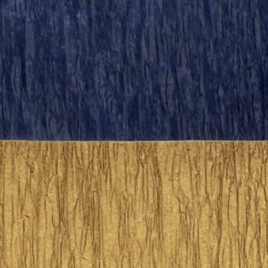 K-Kraft USA-Made Crepe Paper Streamers for Birthday, Party, Holiday, School, Wedding, Shower, or Graduation (1 Navy Midnight Blue + 1 Gold Metallic)